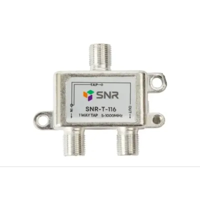 Ответвитель абонентский SNR-T-116 на 1 отвод, вносимое затухание IN-TAP 16dB.