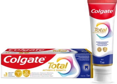 Colgate Total 12 Профессиональная отбеливающая 75мл Зубная паста