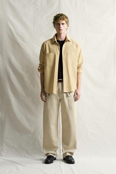 РУБАШКА RELAXED FIT С КАРМАНАМИ — ZARA · 3692/307