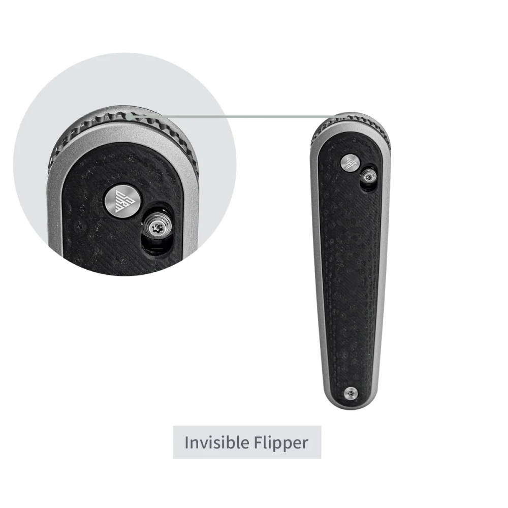 Нож складной SRM 251MB-GB Twin Gray Ti (N690, Carbon Fiber/G10/Aluminium)