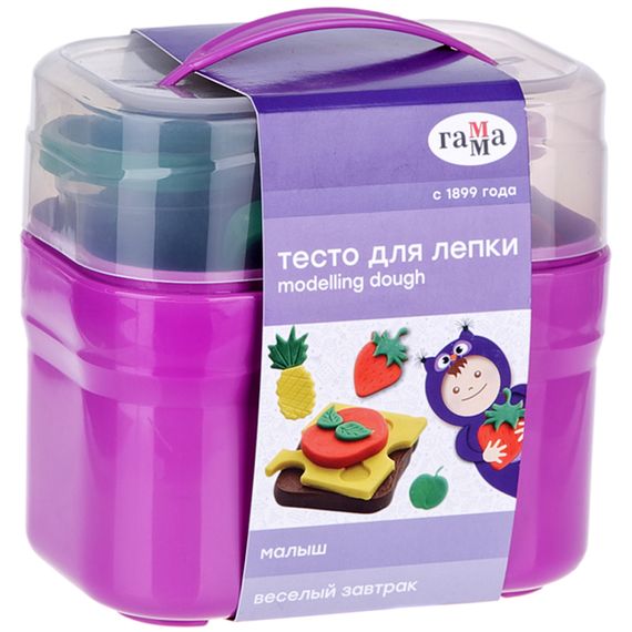 Xəmir lepka üçün Qamma Малыш 4 rəng 240q 306185
