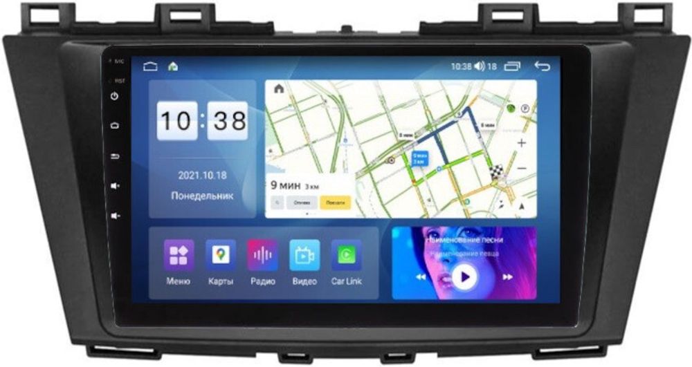 Магнитола для Mazda 5 2010-2015 - Parafar PF164FHD на Android 13, CarPlay, 4G SIM-слот