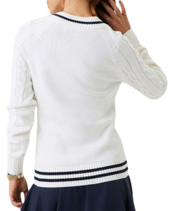 Женская Кофта теннисная Björn Borg Ace Jumper - белый