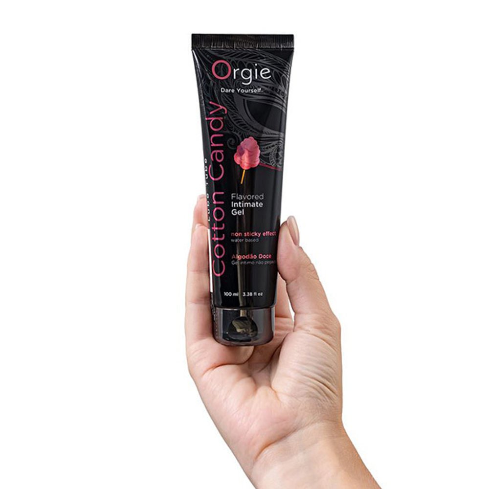 Интимный гель на водной основе со вкусом сахарной ваты Orgie Lube Tube Cotton Candy 100мл
