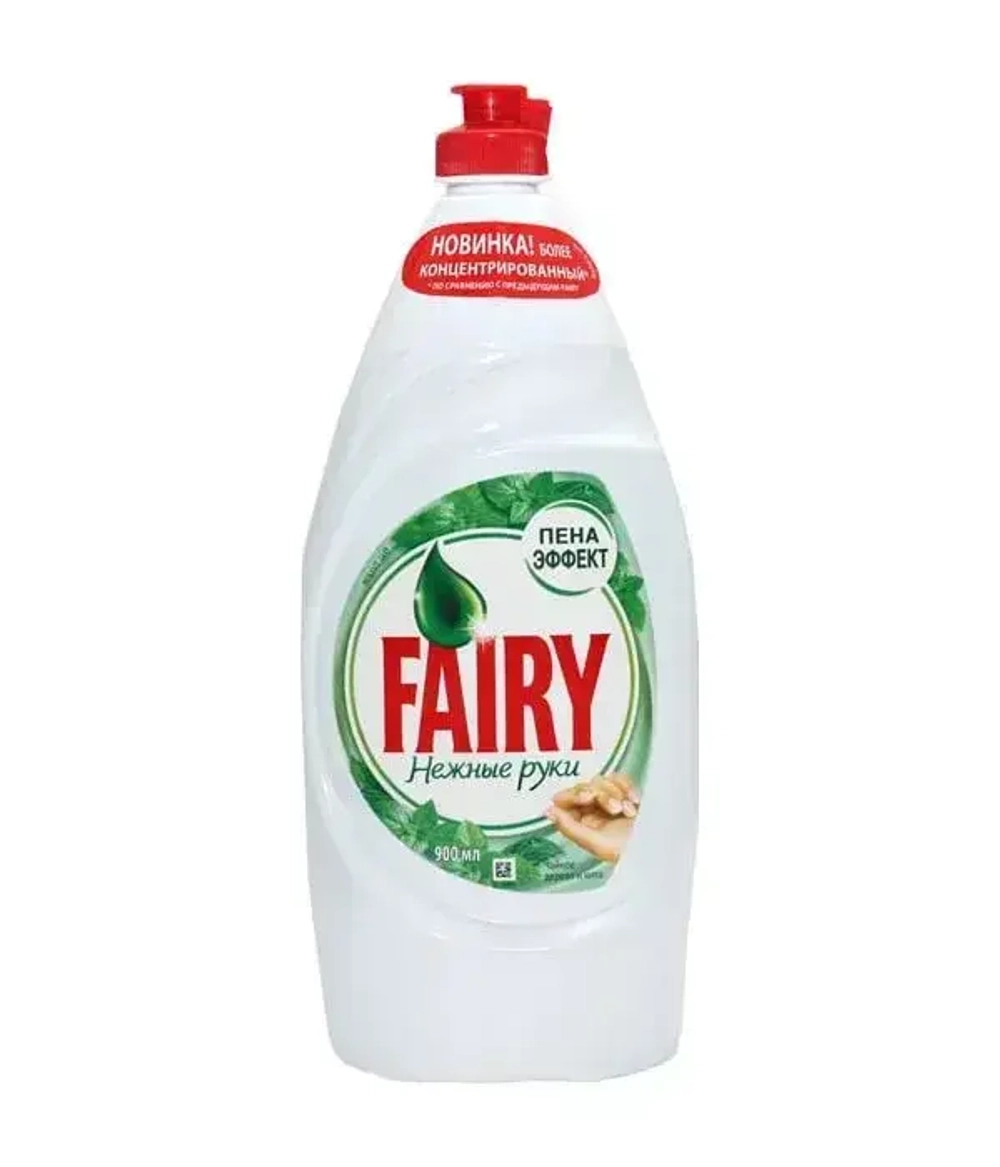 Средство для мытья посуды FAIRY Нежные руки Чайное дерево и мята 900мл
