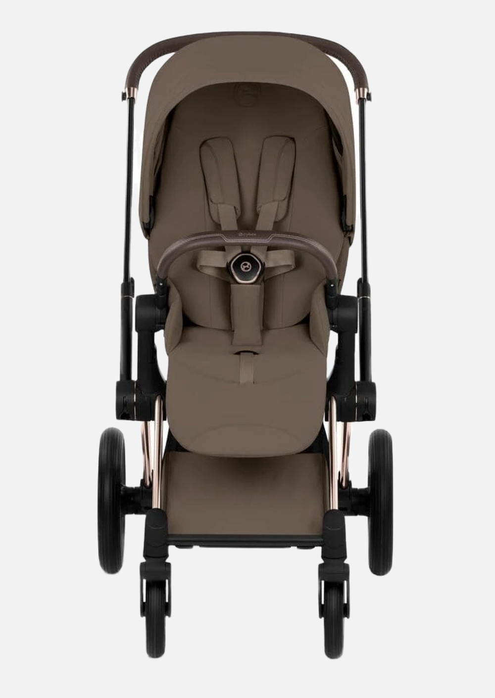 Коляска Cybex Priam V Style Rosegold 2 в 1 Coconut Brown