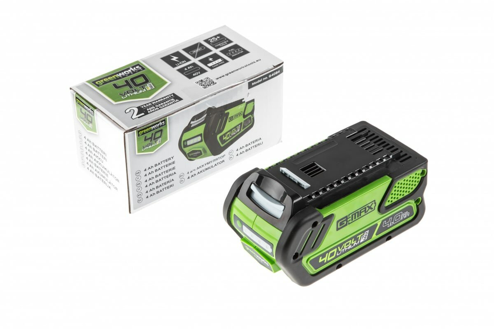 Снегоуборщик-снеголопата GREENWORKS GD40SS 40В,б/щ,30 см,1хАКБ 4 А.ч и ЗУ (2600807///)