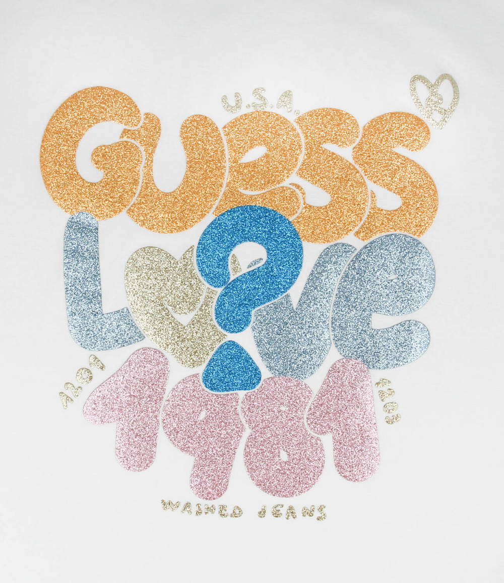 Футболка Guess - белый(K4RI05 K6YW4)