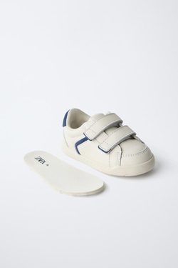 ZARA КОЖАНЫЕ КРОССОВКИ BAREFOOT, РАЗНОЦВЕТНЫЙ