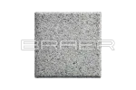 Тротуарная плитка Braer Лувр, Гранит на белом, 200х200 мм, 60 мм