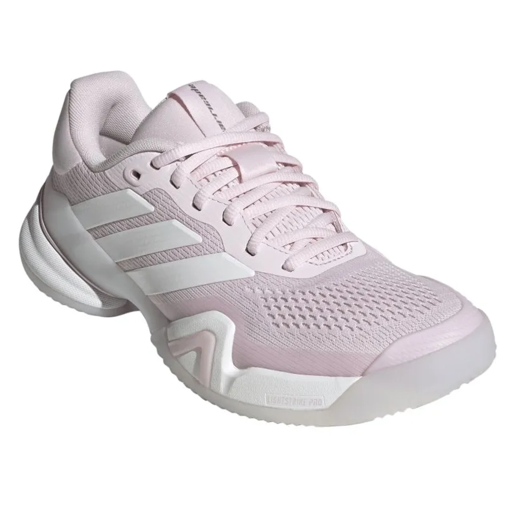Женские теннисные кроссовки Adidas Barricade 14 W Clay - distilled pink/cloud white/cloud white