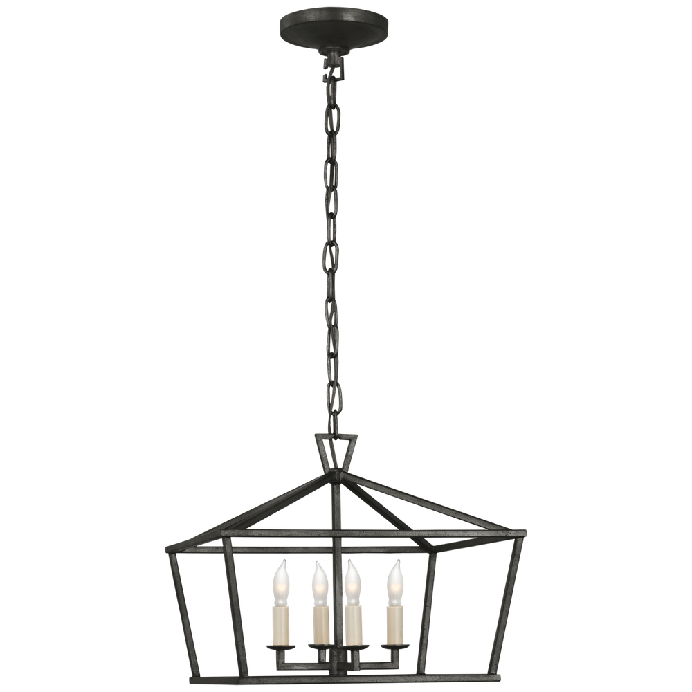 Потолочный светильник Visual Comfort Darlana Small Wide Semi-Flush Mount Lantern (Open Box)