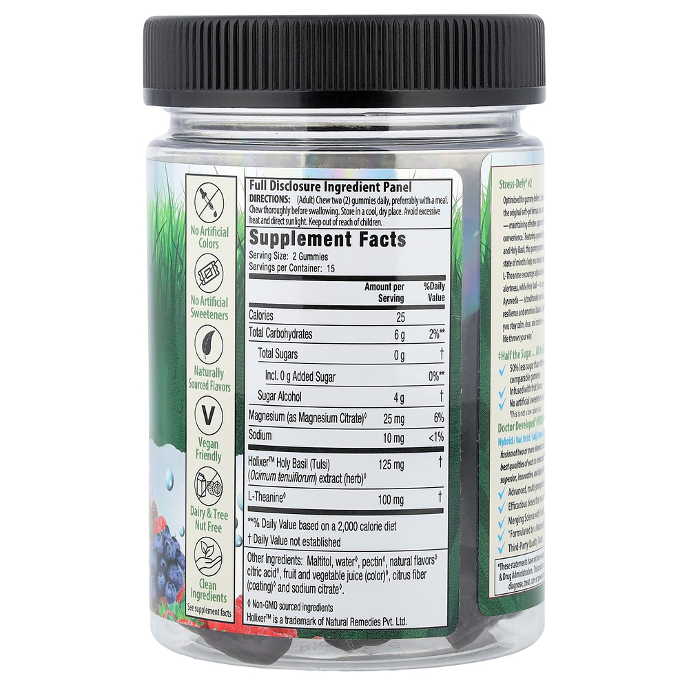 Irwin Naturals, Stress-Defy® v2, жевательные таблетки, со вкусом ягод, 30 жевательных таблеток