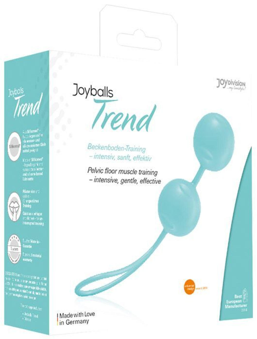 Вагинальные шарики цвета мяты Joyballs Trend (Цвет: мятный)