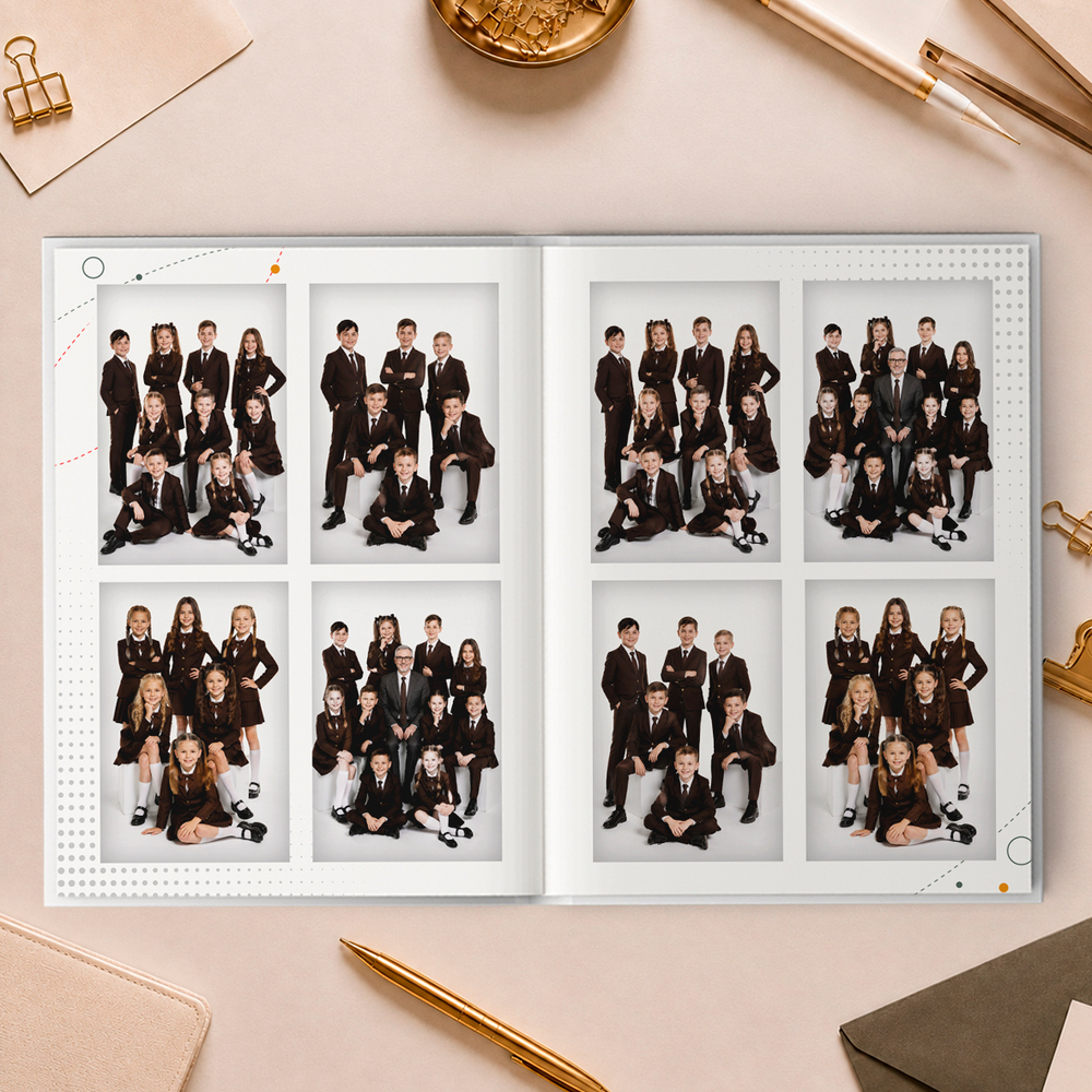 PSD-Шаблон фотокниги "Самолётик"