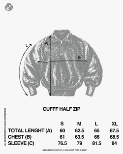 CUFF vintage half zip sweatshirt