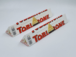 Toblerone белый шоколад с медом и нугой 200 г (2 шт. по 100 г), Швейцария