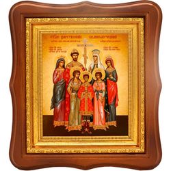 Икона царской семьи Романовых