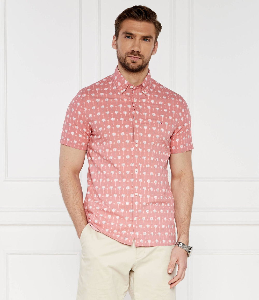 Рубашка MINI PALM Tommy Hilfiger - розовый(MW0MW34582)
