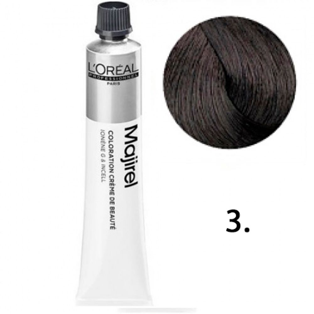 L'Oreal Professionnel Majirel 3 тёмный шатен 50мл