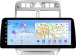 Магнитола для Peugeot 307 2001-2008 - FarCar S500+TS10 монитор 12.3" 2K QLED на Android 14, Быстрая, CarPlay, 4G SIM-слот