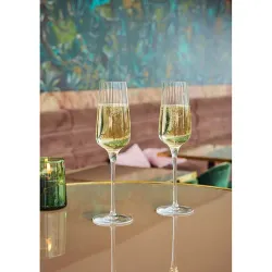 Бокал-флюте для шампанского 210 мл хр. стекло "Симметрия" Optical d 7,5 см h24 см Chef&Sommelier [6]