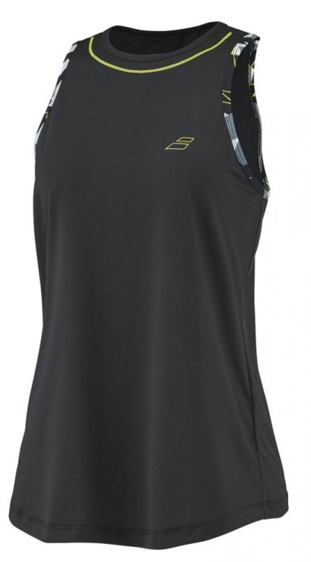 Женский топ теннисный Babolat Aero Tank Top Woman - black/black