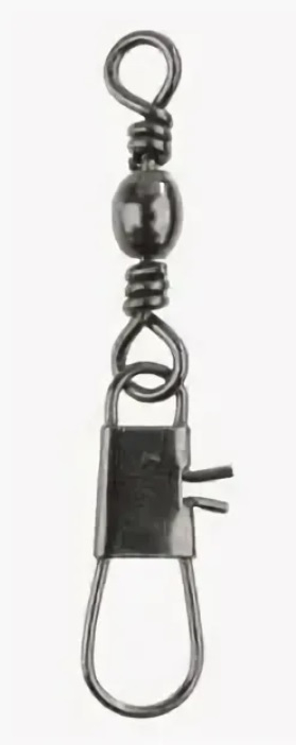 Вертлюг рыболовный  с карабином Mikado With Interlock Snap BN