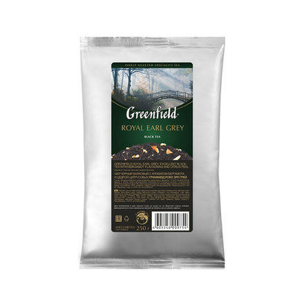 Чай черный листовой Greenfield Royal Earl Grey, 250 г (Гринфилд)