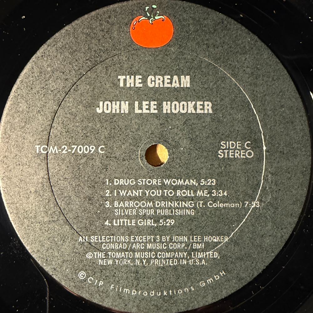 John Lee Hooker ‎– The Cream 2LP (США 1978г.)