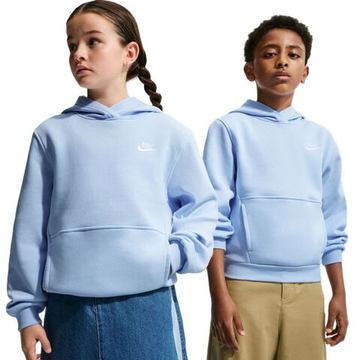 Детская толстовка Nike Sportswear Club Fleece Pullover - hydrogen blue/white