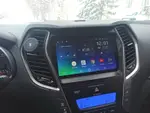 Магнитола для Hyundai Santa Fe 3 2012-2018 (отдельный экран климата, штатная КЗВ) - Teyes CC4 монитор 9.2" 2K QLED на Android 14, Быстрейшая, Snapdragon 680, DSP, CarPlay, 4G SIM-слот