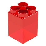 Элемент прозрачный высокий 6x6x10 см для конструктора 5"