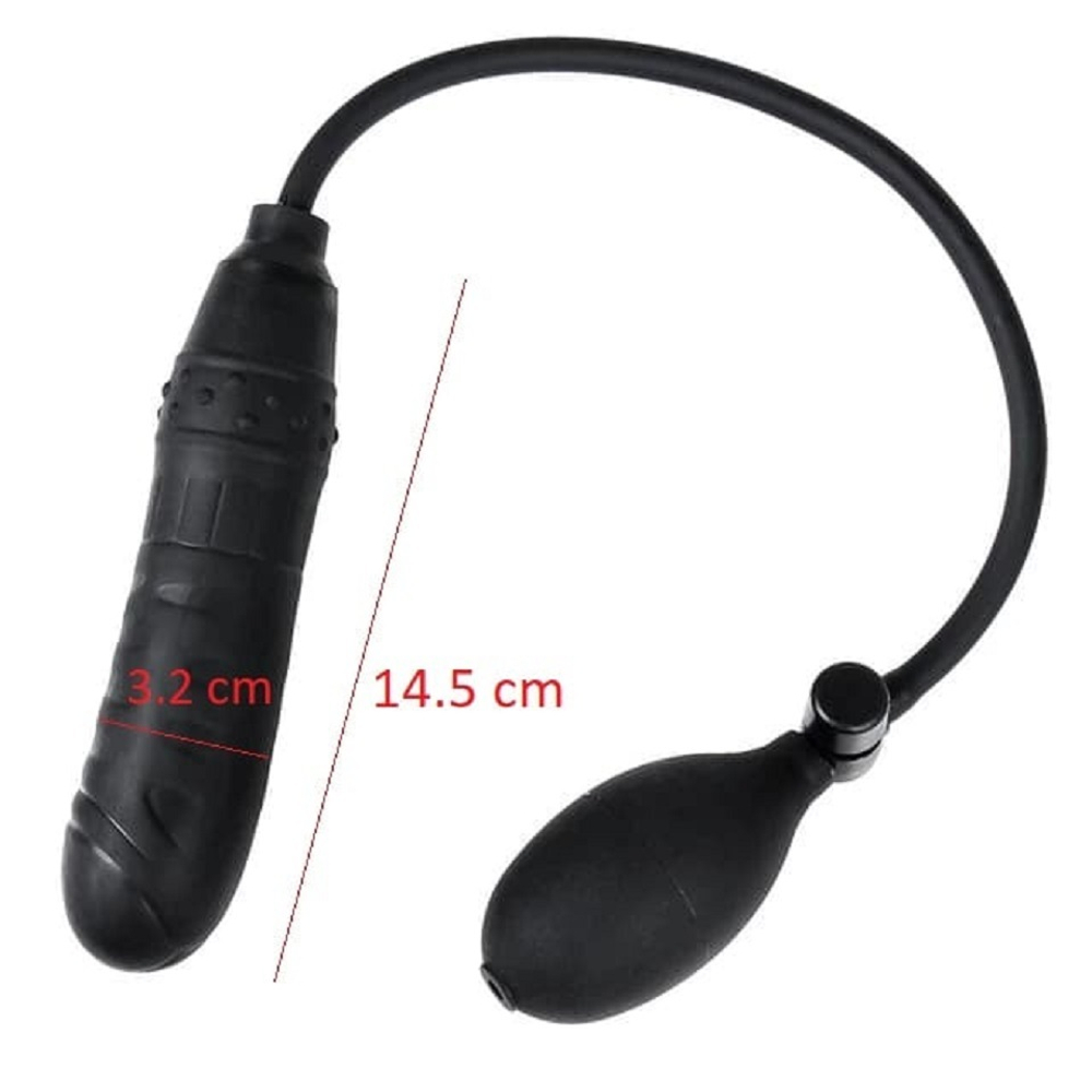 Анальный фаллоимитатор расширитель Addition black черный 14,5 см