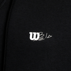 Мужская кофта теннисная Wilson Triblend Hoody Men - Black