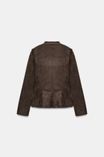 ЖАКЕТ С БАСКОЙ И ПУГОВИЦАМИ — ZARA