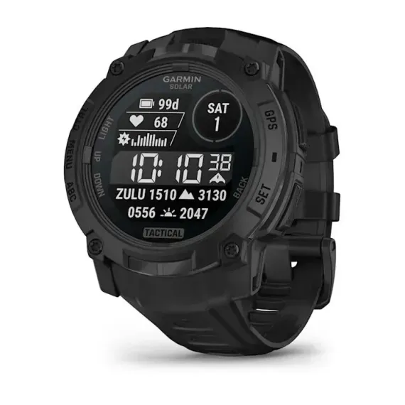 Смарт-часы Garmin Instinct 3 (50 мм) Solar Tactical Edition черные