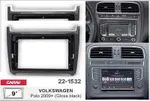 Магнитола для Volkswagen Polo 5 2009-2020 (рамка черная глянцевая) - Teyes CC4PRO монитор 12.3" 2K QLED + рамка 9, Android 13, Быстрейшая, Snapdragon 778G, ИИ, CarPlay, DSP, 4G SIM-слот