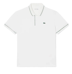 Теннисное поло Lacoste Heat Regulating Mini Piqu_ Golf - white