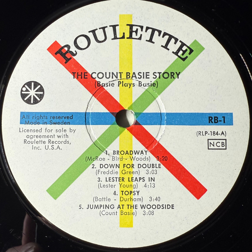 The Count Basie Orchestra ‎– The Count Basie Story 2LP (Швеция 1969г.)