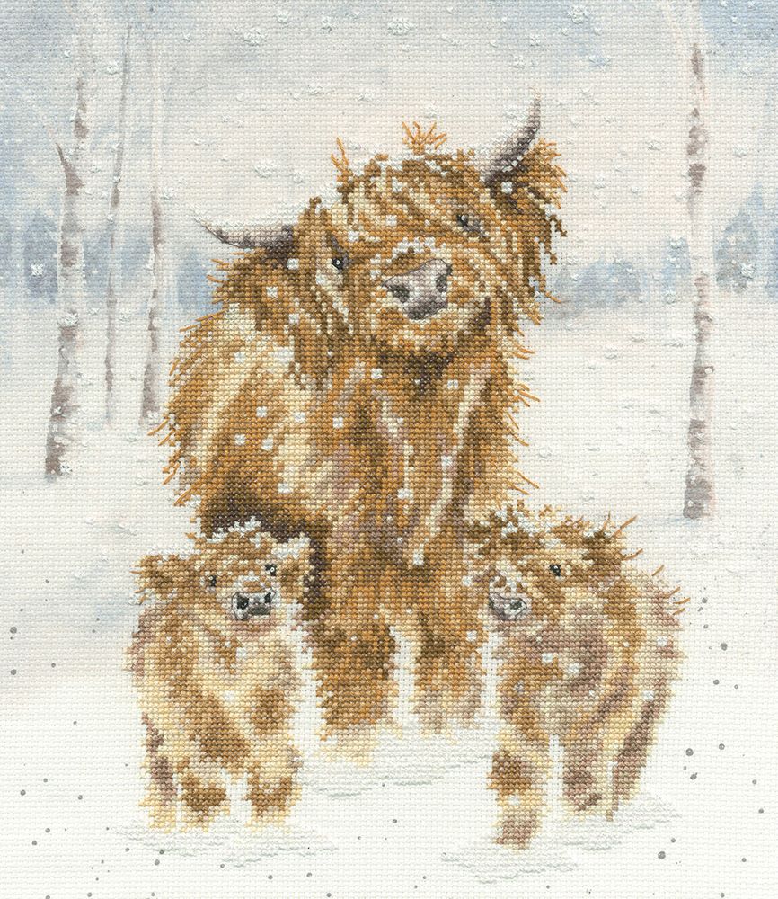Набор для вышивания нитками Bothy Threads Highland Christmas Набор для вышивания нитками Bothy Threads Highland Christmas