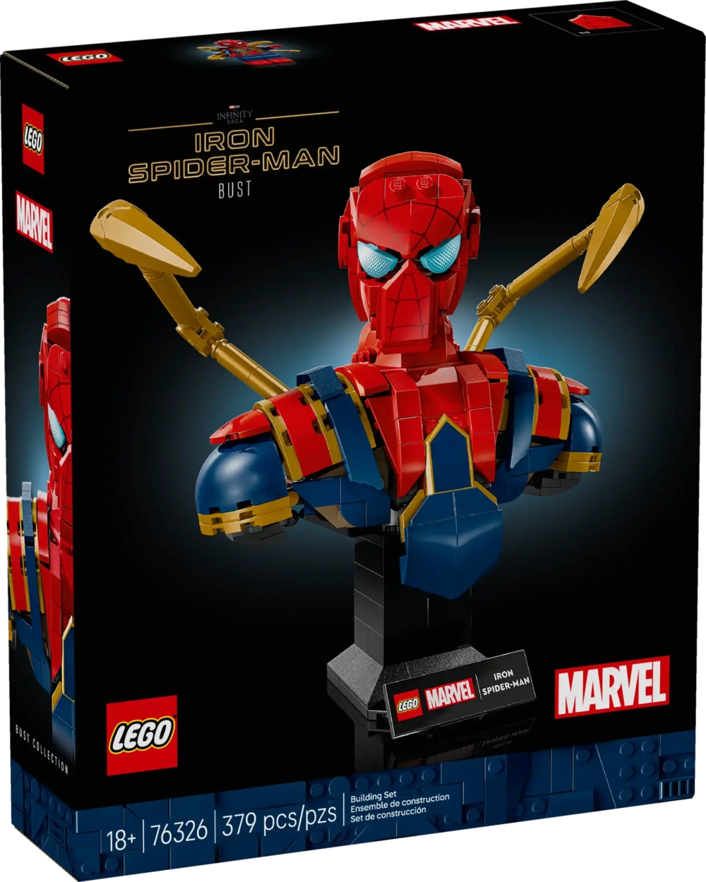 Конструктор LEGO Marvel 76326 Бюст железного Человека-паука