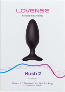 LOVENSE Hush 2 - Анальная пробка, (4,4 см.)