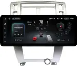 Магнитола для Hyundai Tucson 1 2004-2009 (рамка серебро) - Teyes CC4PRO монитор 12.3" 2K QLED + рамка 10, Android 13, Быстрейшая, Snapdragon 778G, ИИ, CarPlay, DSP, 4G SIM-слот