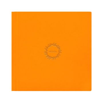 30х30 фотокнига, эко-кожа "Orange"