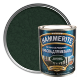 Краска Hammerite Hammered тёмно-зелёная молотковая (250мл)