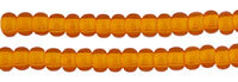 Бисер Gamma 10/0 (2.3 мм), 50 г (10х5 г), 1-й сорт F622 оранжевый, 95006, круглый 6