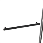 Душевая дверь Slim Soft VDS-1SS120CLB, 1200, черный, стекло прозрачное