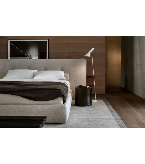 Двуспальная кровать Rever 180х200 см, серая