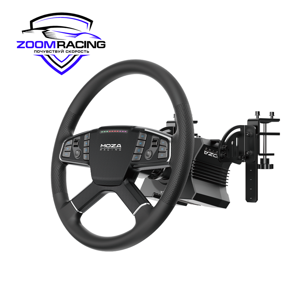 Moza Racing кронштейн для горизонтальной установки рулевой базы, черный